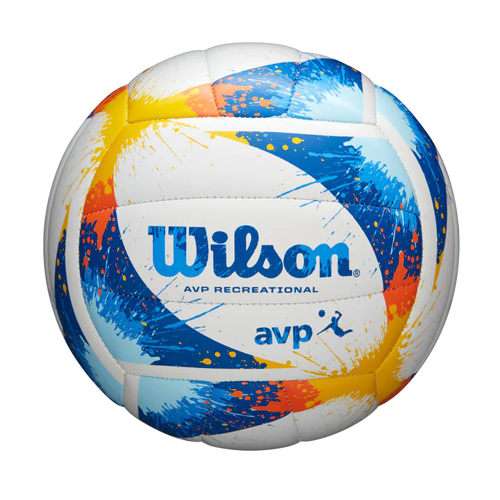 Wilson AVP Splatter Volleyball - Blue