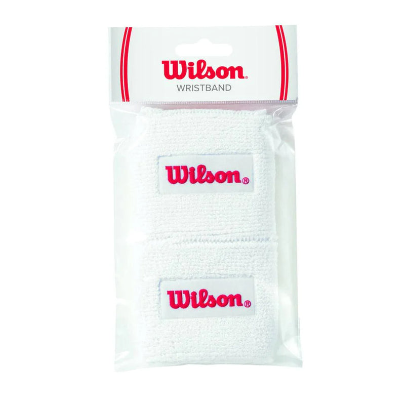 Wilson 2Pack Tennis Wristband - White
