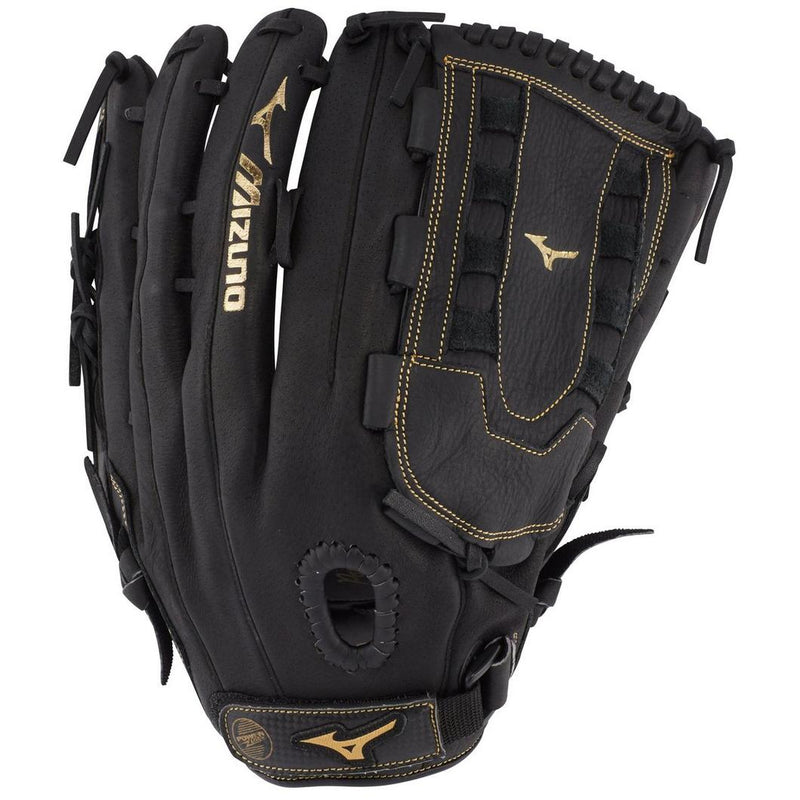 Mizuno Premier 14 Inch Softball RHT Fielders Glove - Black/Black