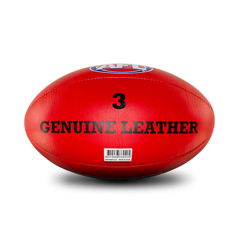 Sherrin Leather Size 3 AFL Training Replica Ball - Red