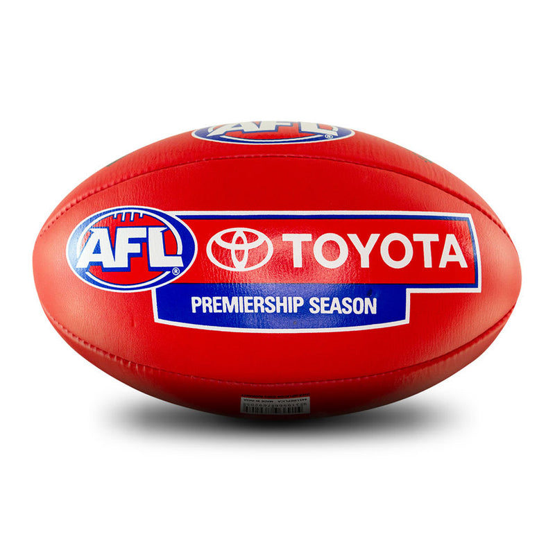 Sherrin Leather AFL Training Replica Size 5 AFL Ball -Red