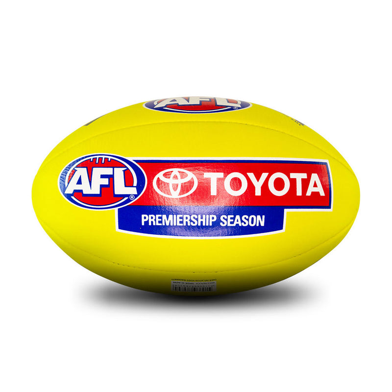Sherrin Leather Size 4 AFL Training Replica Ball - Yellow