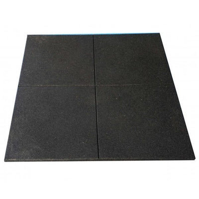 HCE Heavy Duty Rubber Floor Mat 1mx1mx15mm - Black
