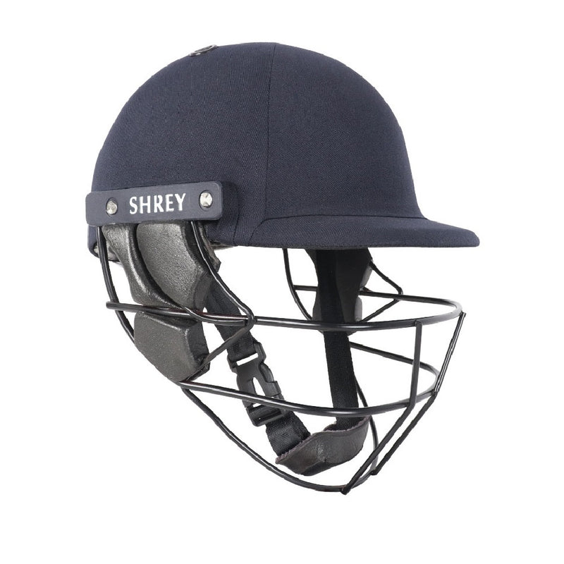 Shrey Armor 2.0 Steel Cricket Helmet - Navy CSHA205