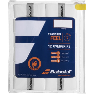 Babolat 12Pk VS Original Feel Overgrip - White