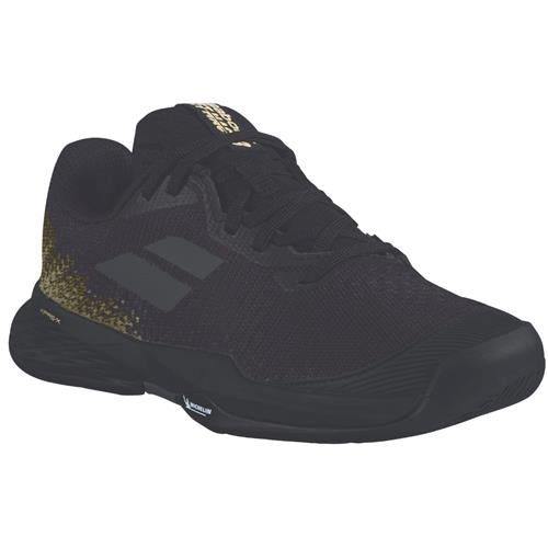Babolat Jet Mach All Court Junior Tennis Shoe - Black/Gold