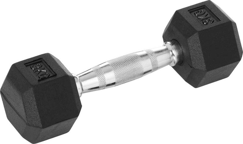 DB-1030-RC_HCE Rubber Hex 3kg Dumbbell