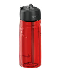 Nike T1 Flow Drink Bottle 16 Oz - Red/Black