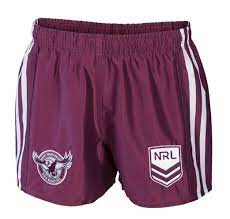 Tidwell Sea Eagles Away NRL Supporter Shorts - Maroon