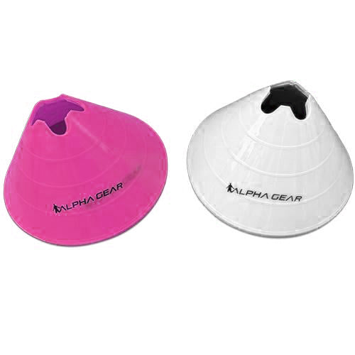 Alpha Gear Jumbo Cone (8 Pack) - Pink & White