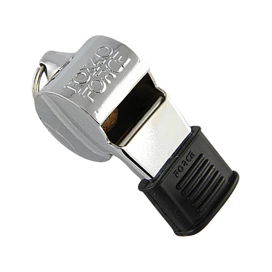 Fox 40 Superforce CMG Official Whistle With Lanyard - Silver_9122-1408