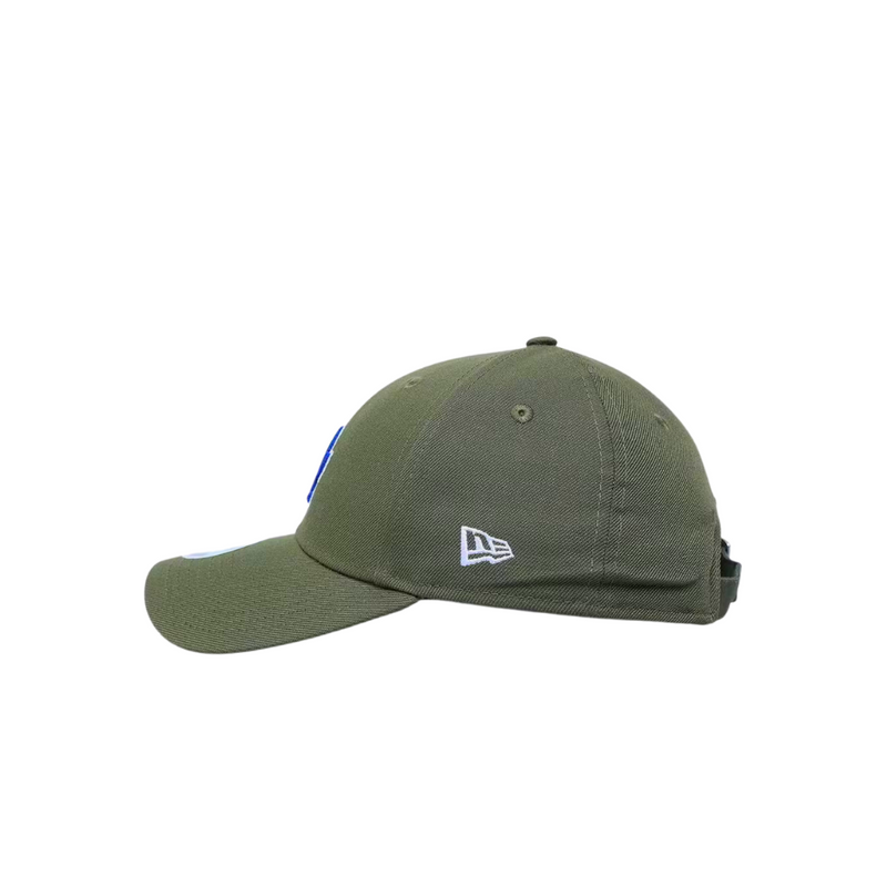 New Era Los Angeles Dodgers Womens 9Forty Cloth Strap Adjustable Cap - Olive