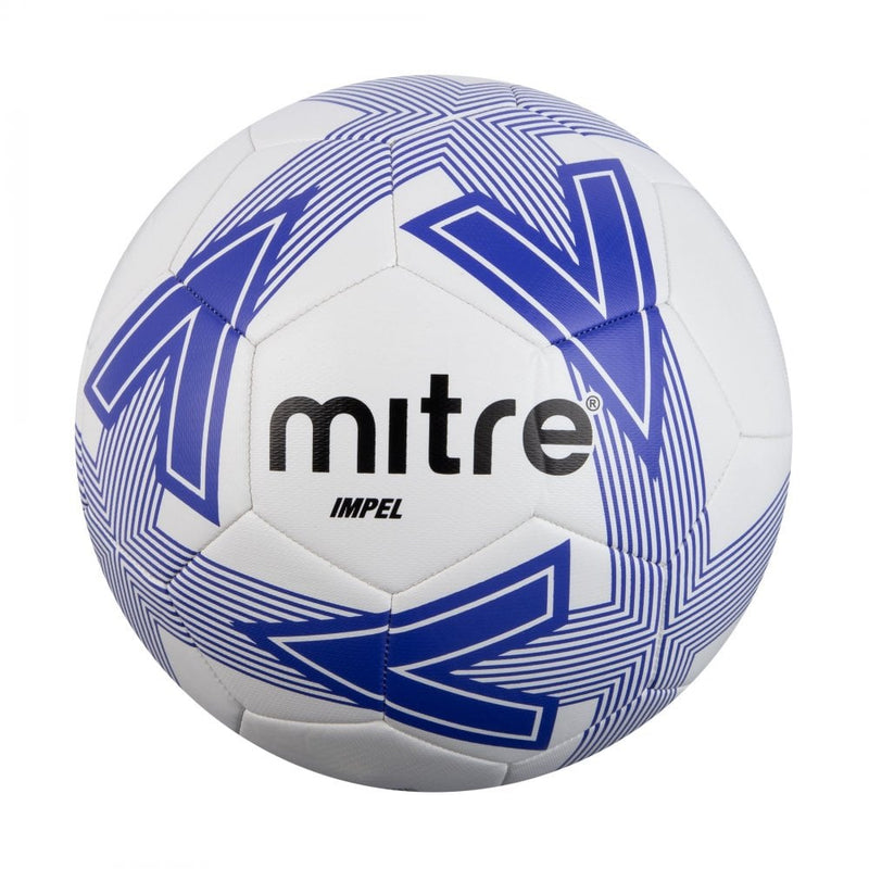 Mitre Impel One Soccer Ball - White/Dazzling Blue