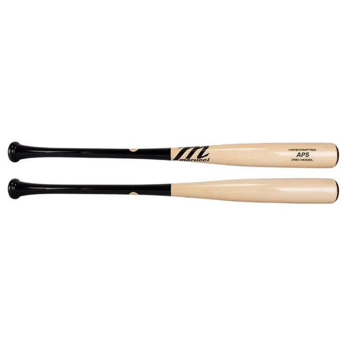 Marucci Ap5 Pro Model Wooden Baseball Bat - Black/Natural