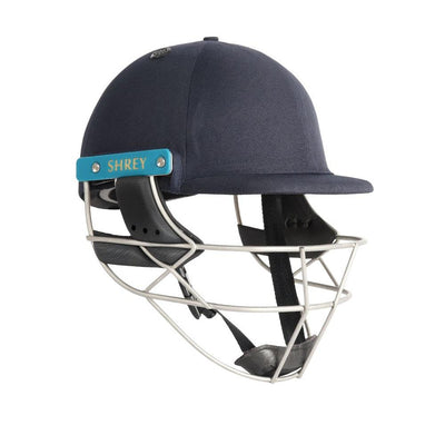 Shrey Master Class Air 2.0 Helmet With Stainless Steel Visor - Navy (Large) CSHMC2S L