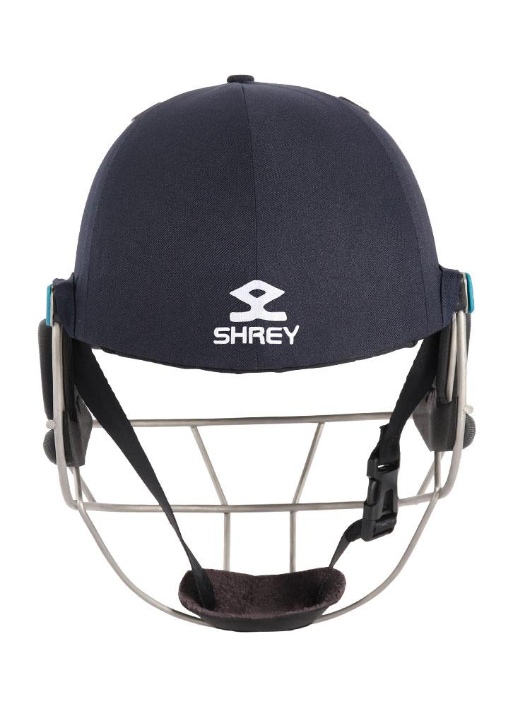 Shrey Master Class Air 2.0 Helmet With Stainless Steel Visor - Navy (Medium) CSHMC2S M