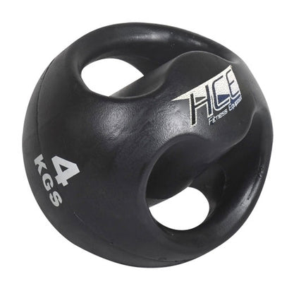 Hce Double Grip 4Kg Medicine Ball-Black_MD-1004-SP