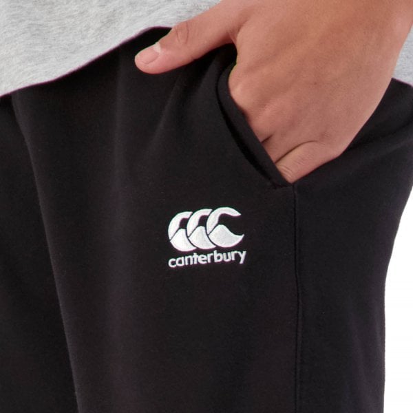Canterbury Mens Tapered Fleece Cuff 32 Pant - Black