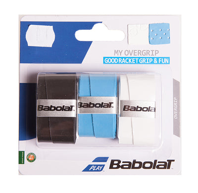 Babolat My Grip Overgrip Tennis Grip - Black/Blue/White