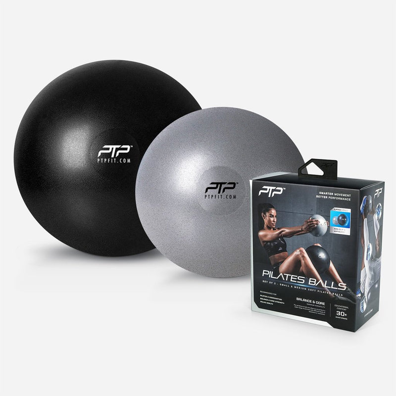 PTP Pilates Ball Combo - Sliver/Black PB COMBO