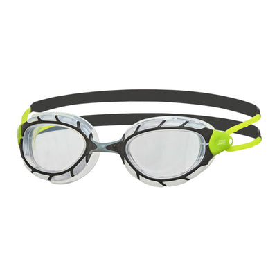 Zoggs Predator Small Swim Goggles - Black/Lime/Clear