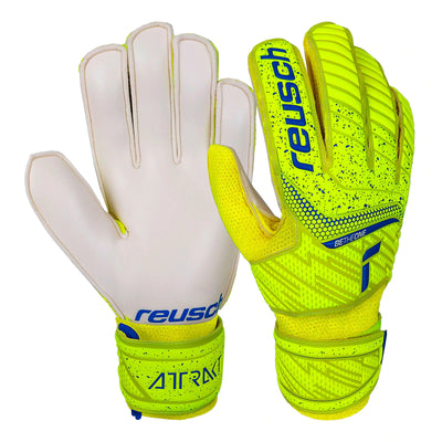 Reusch Attrakt Solid Finger Support Jnr GK Gloves - Black