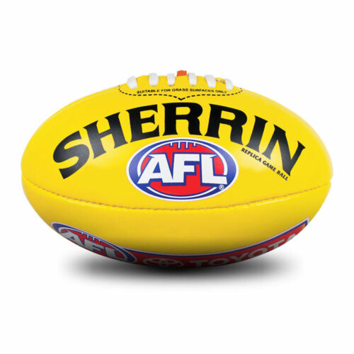 Sherrin Grass Surface AFL Replica Game Ball - Leather