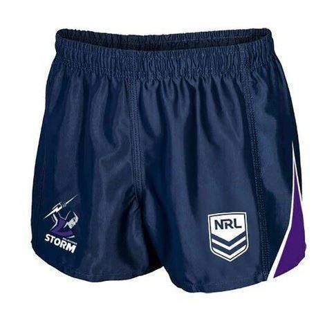 Tidwell Storm Home NRL Supporter Shorts - Navy