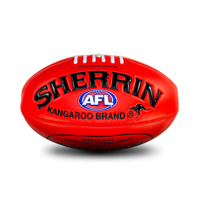 Sherrin SoftTouch Youth AFL Ball - Red