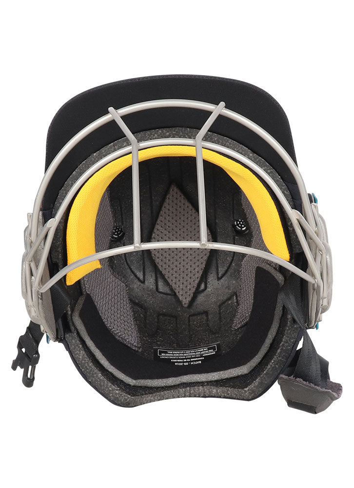 Shrey Wicket Keeping Air 2.0 Helmet With Stainless Steel Visor - Navy (Medium) CSHWK2S M